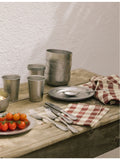 ferm LIVING stainless steel bowl with tumbled texture 12.5cm - British product