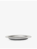 ferm LIVING tumbled stainless steel plate 20cm (British brand)