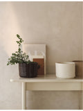 ferm LIVING corduroy round clay plant pot 20cm - British product