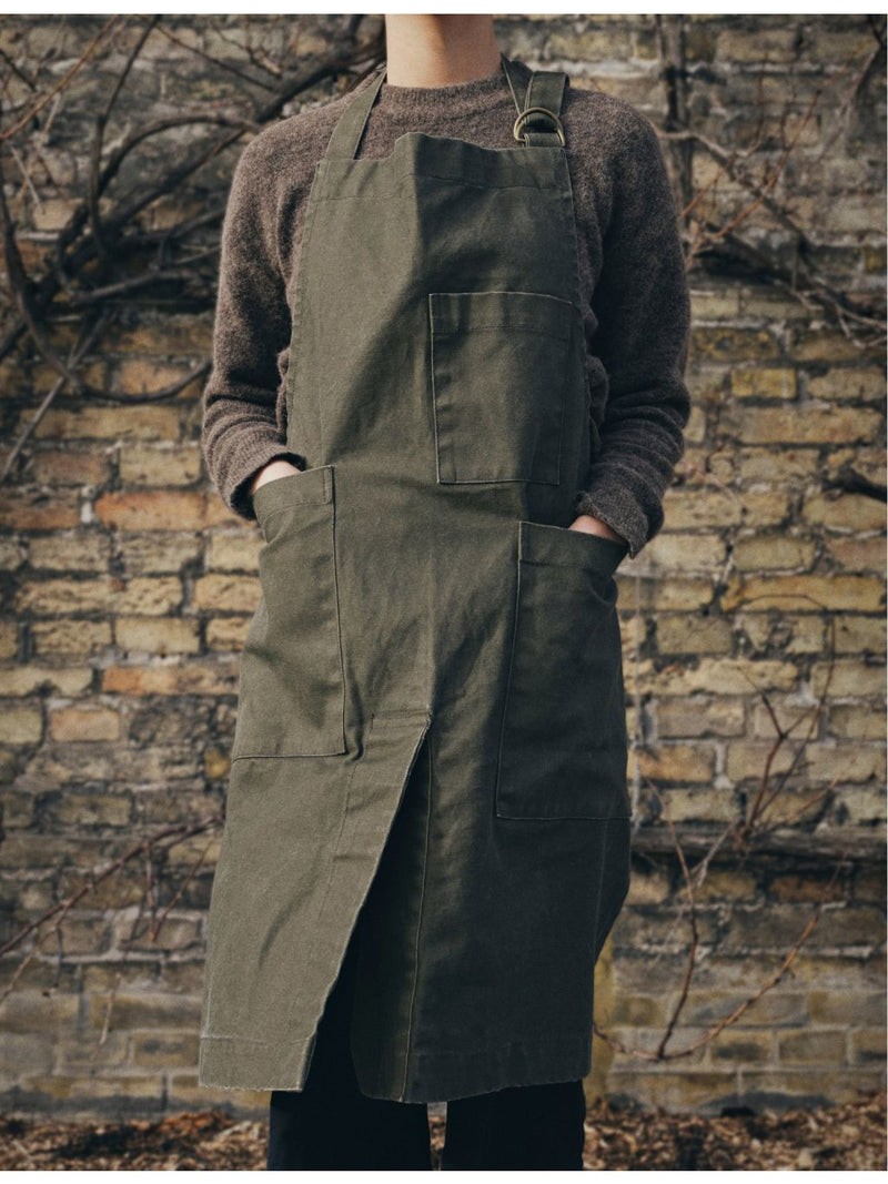 ferm LIVING Bark cotton garden apron, imported from the UK