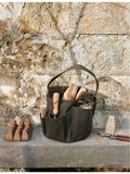 ferm LIVING Bark cotton garden bucket bag 27cm (British brand)