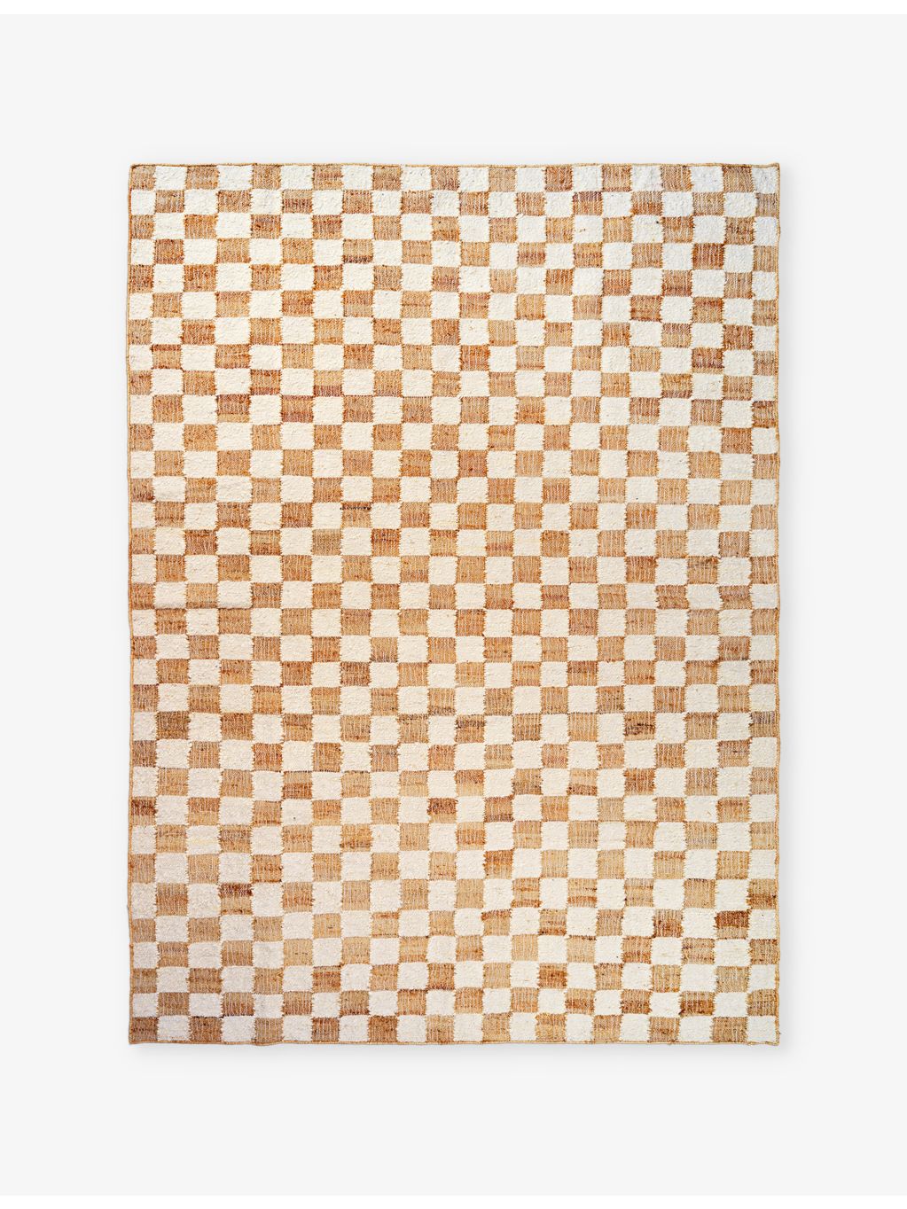 ferm LIVING check-pattern rug 200cm x 300cm, imported from the UK