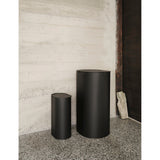 ferm LIVING Enkel small carbon-steel bin, imported from the UK