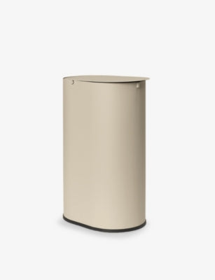 ferm LIVING Enkel small carbon-steel bin, imported from the UK