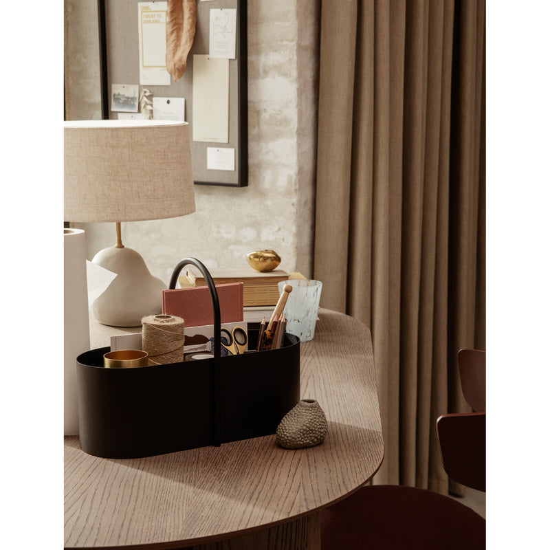 Ferm LIVING powder-coated metal toolbox 35cm, imported from the UK