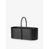 Grib powder-coated metal toolbox - BLACK