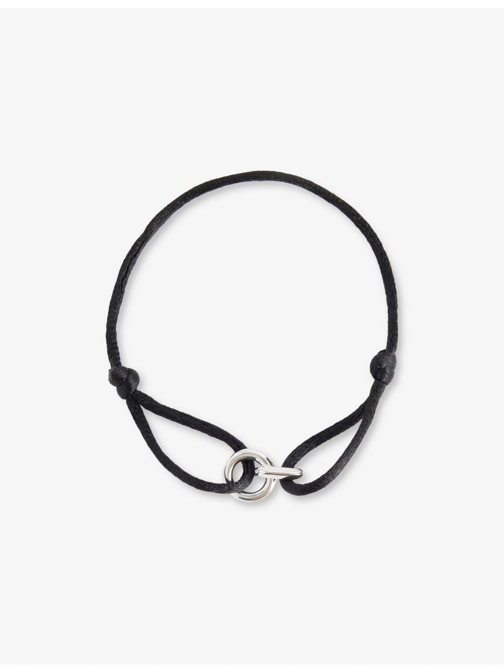 Element 925 sterling silver bracelet with silk cord, imported from the UK