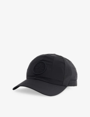 Stone Island Compass Embroidered-Patch Shell Baseball Cap