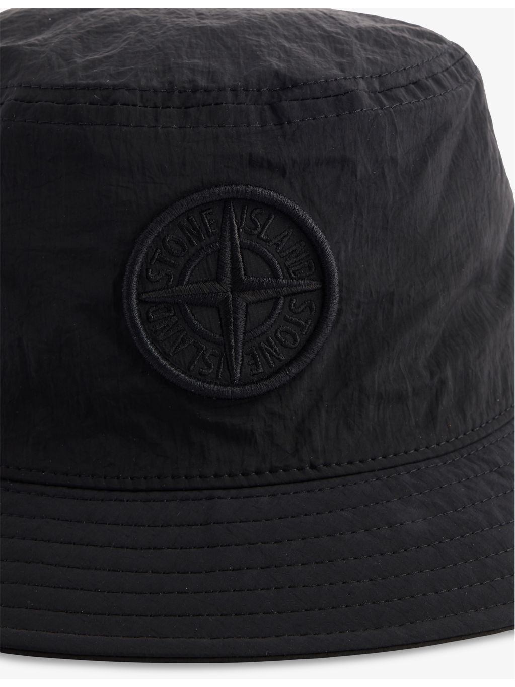 Stone Island Compass woven bucket hat with brand embroidery - British product