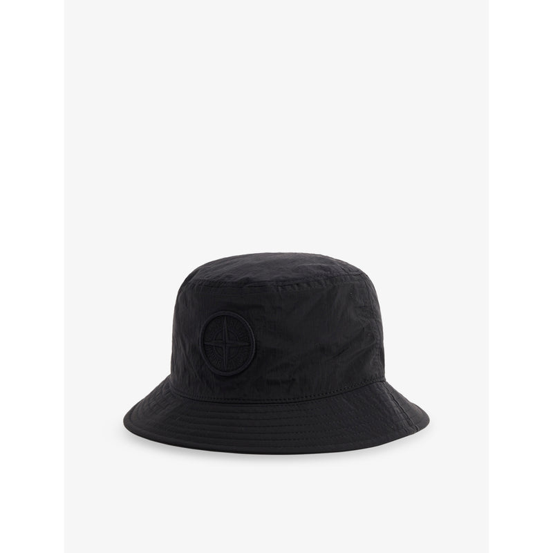 Compass Brand-Embroidery Woven Bucket Hat - M