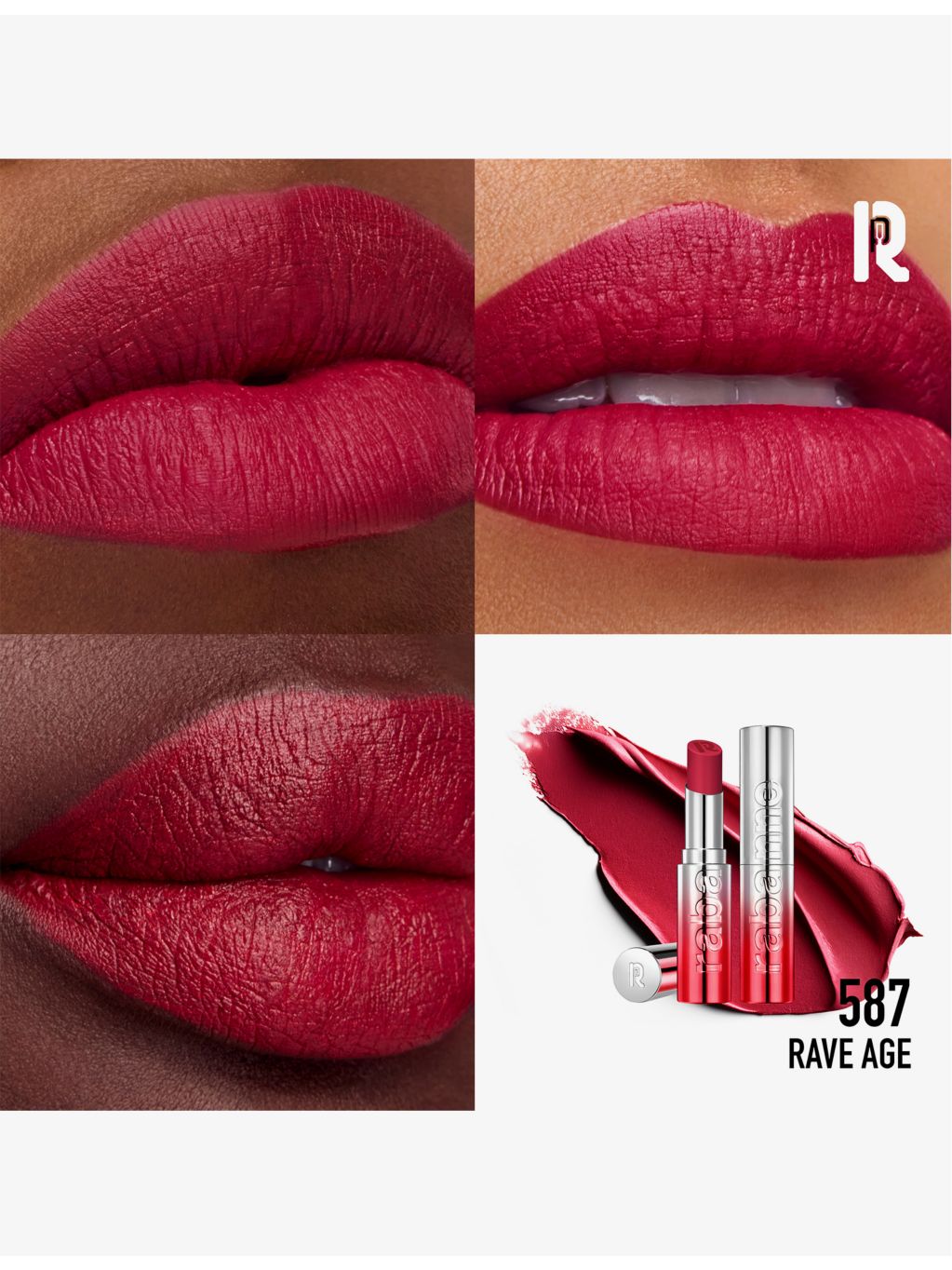 Rabanne Famous Lipcolor Matte lipstick 3.4g, UK version