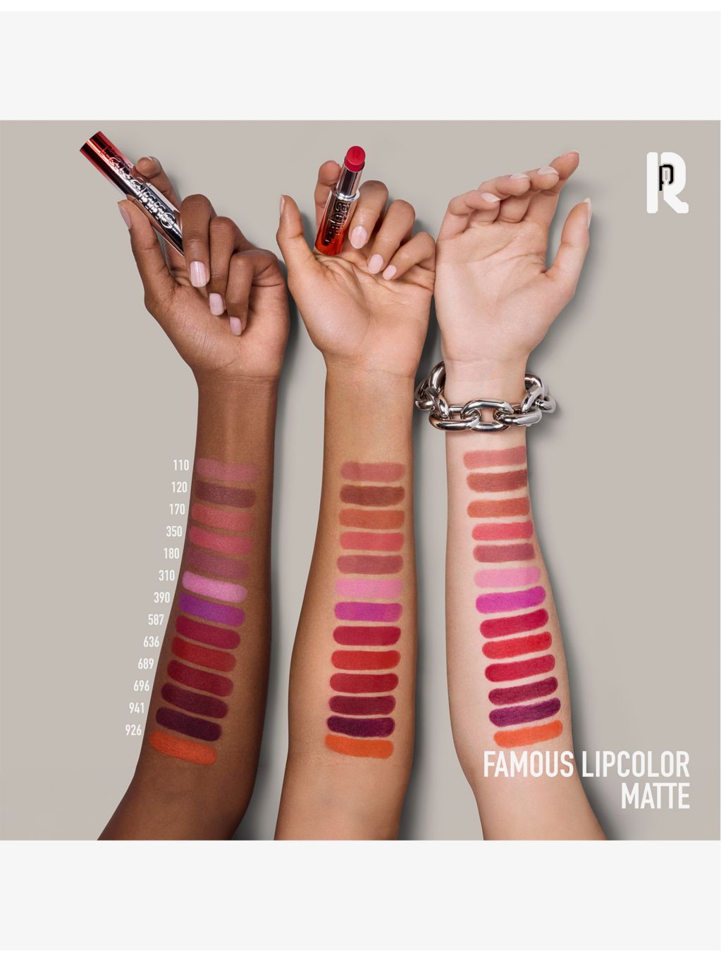 Rabanne Famous Lipcolor Matte lipstick 3.4g, UK version