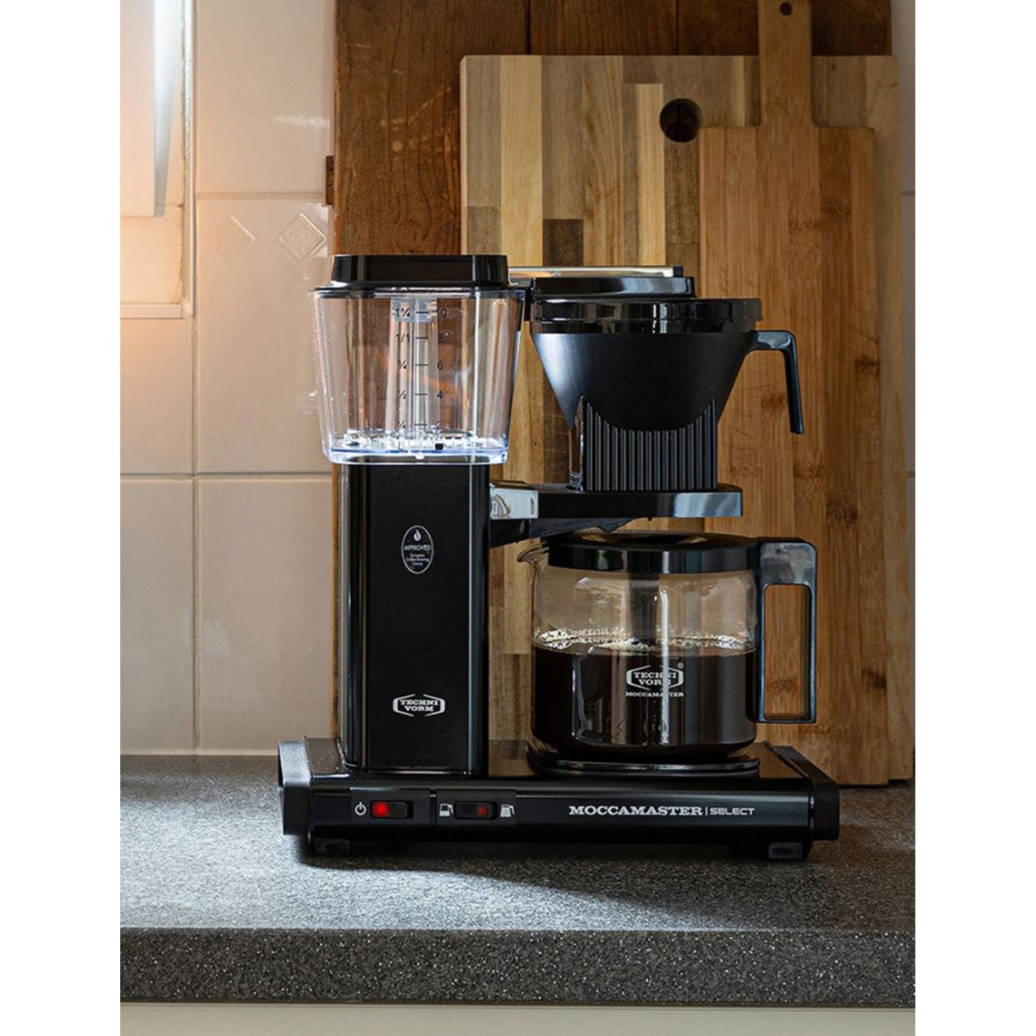 Moccamaster KBG Select filter coffee machine stainless steel (British brand)
