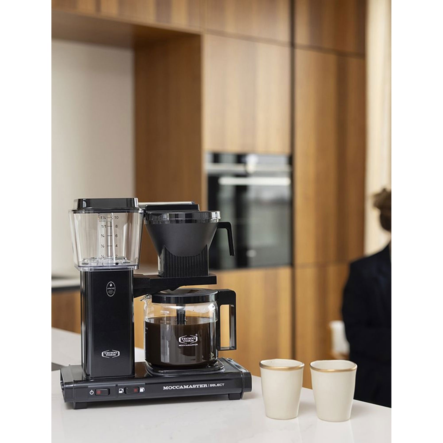 Moccamaster KBG Select filter coffee machine stainless steel (British brand)