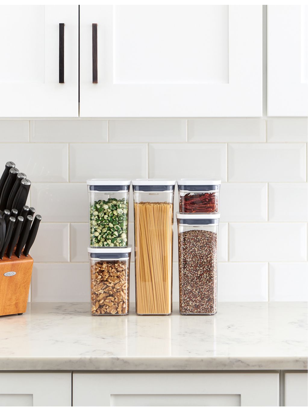 OXO Good Grips 5 piece pop container set - British product