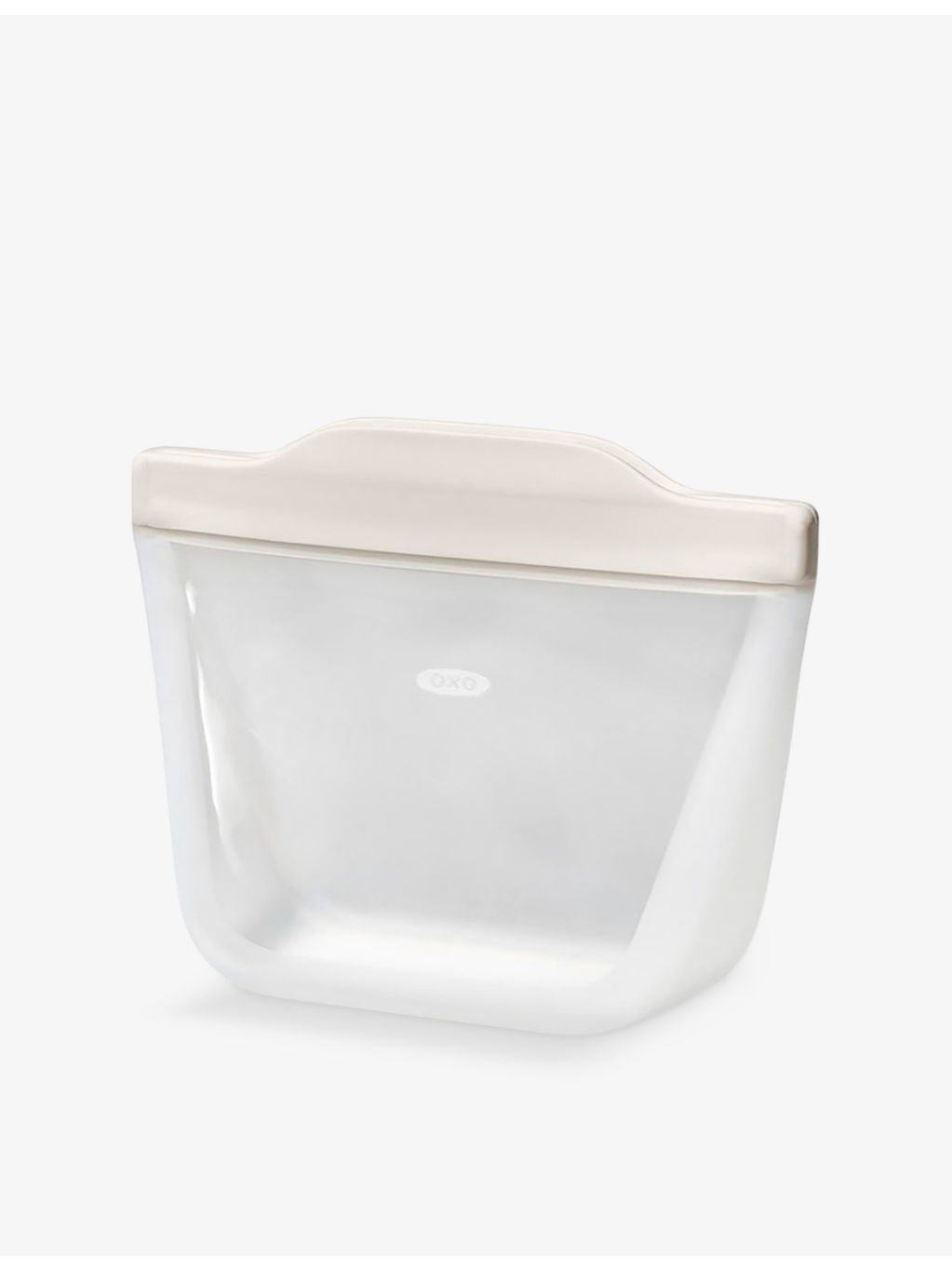 OXO Good Grips reusable silicone stand-up snack bag - British product
