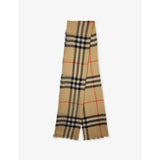 Burberry lightweight check print wool and silk scarf 220cm - British product