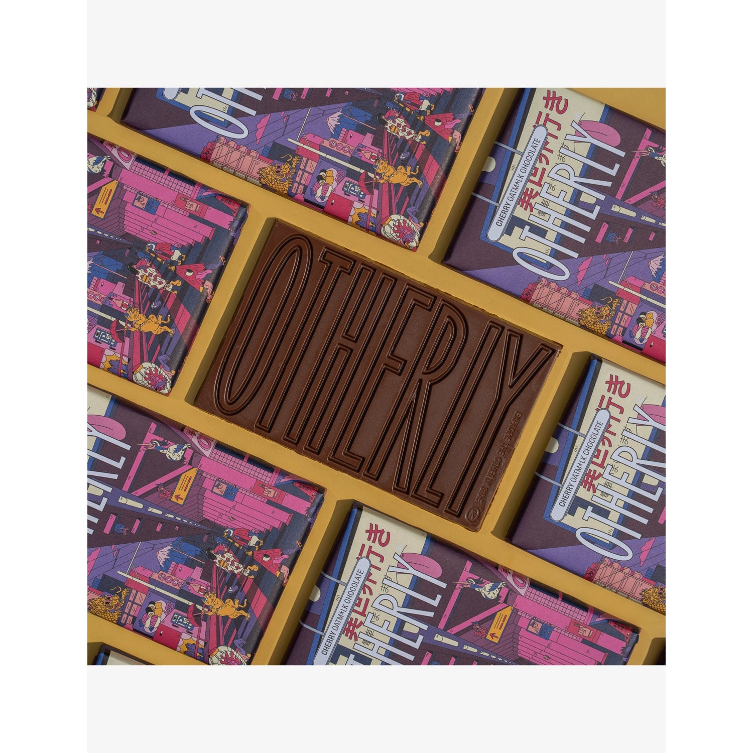 Otherly oat milk chocolate bar with cherry 120g (British brand)