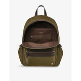 Aspinal of London logo-embellished woven backpack (British brand)