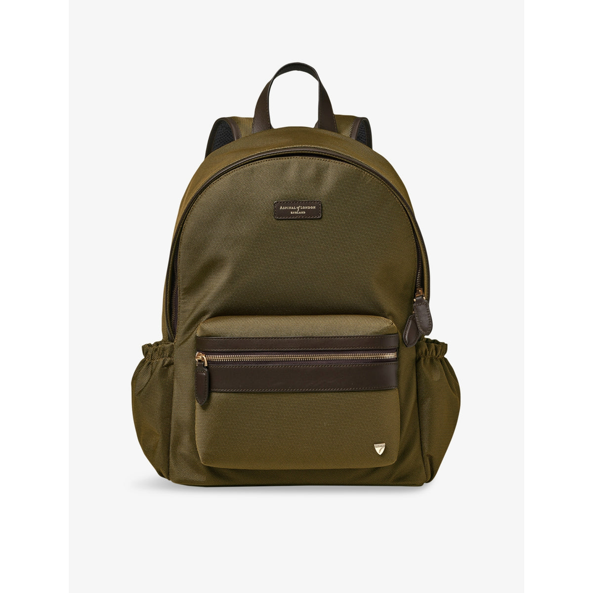 Aspinal of London logo-embellished woven backpack (British brand)