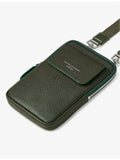 Aspinal of London leather phone case with crossbody strap, UK version