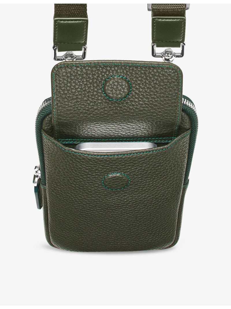 Aspinal of London leather phone case with crossbody strap, UK version