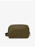 Aspinal of London Classic Woven washbag with nylon fabric (British brand)
