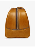 Aspinal of London Harrison leather toiletry bag with zip fastening, UK version
