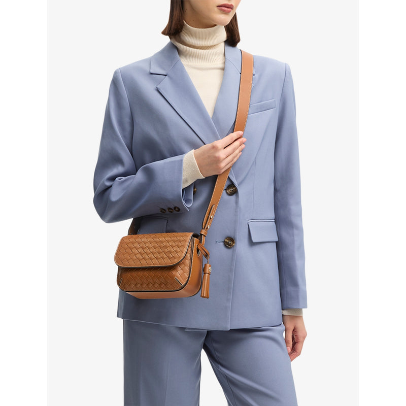 Aspinal of London Ella leather cross-body bag - British product
