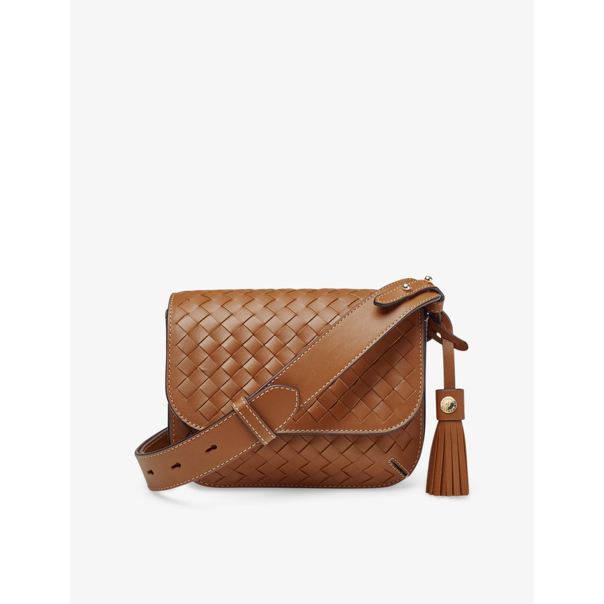 Ella Leather Cross-Body Bag - IVORY
