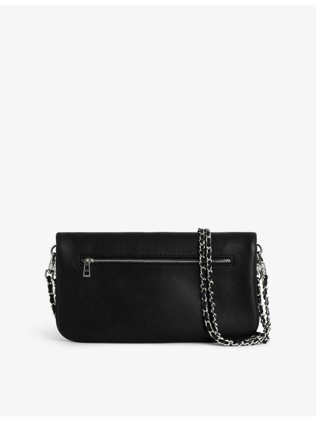 Zadig&Voltaire Rock Graffiti leather clutch 13x27cm, UK version