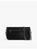 Zadig&Voltaire Rock Graffiti leather clutch 13x27cm, UK version