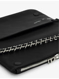 Zadig&Voltaire Rock Graffiti leather clutch 13x27cm, UK version