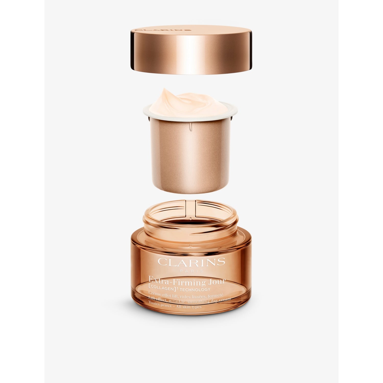 Clarins Extra-Firming day cream refill 50ml, imported from the UK