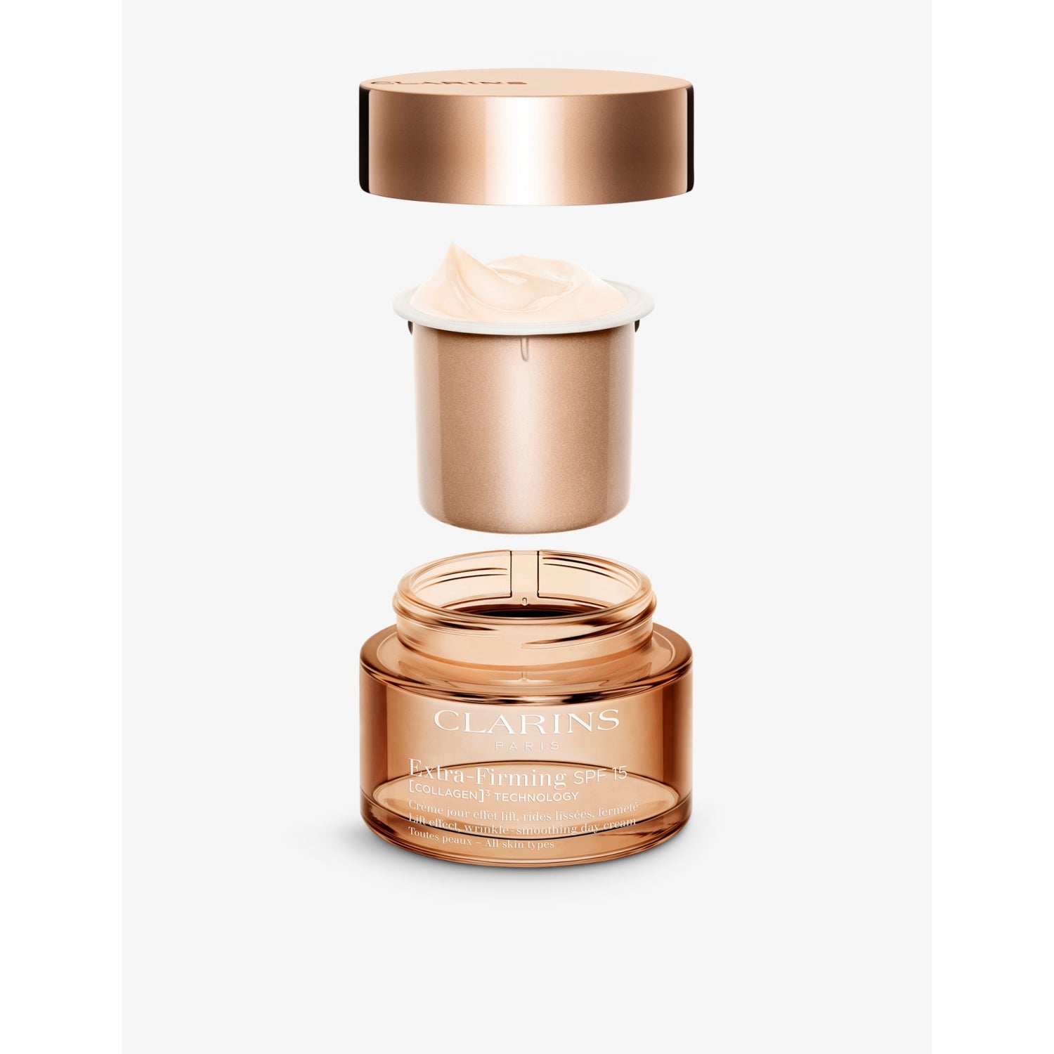 Clarins firming day cream refill SPF15 50ml, imported from the UK