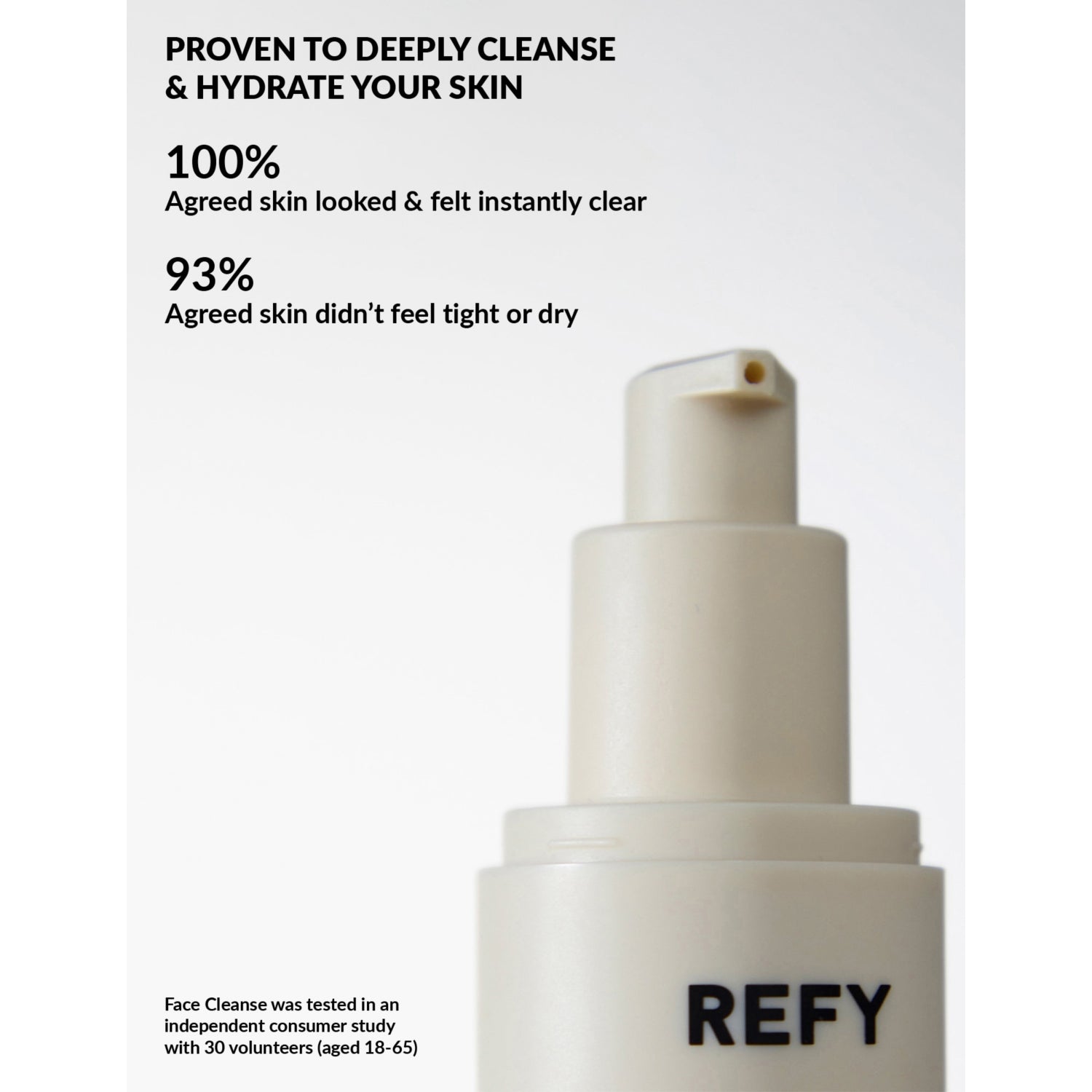 REFY face cleanser Remove and Enhance 95ml, imported from the UK