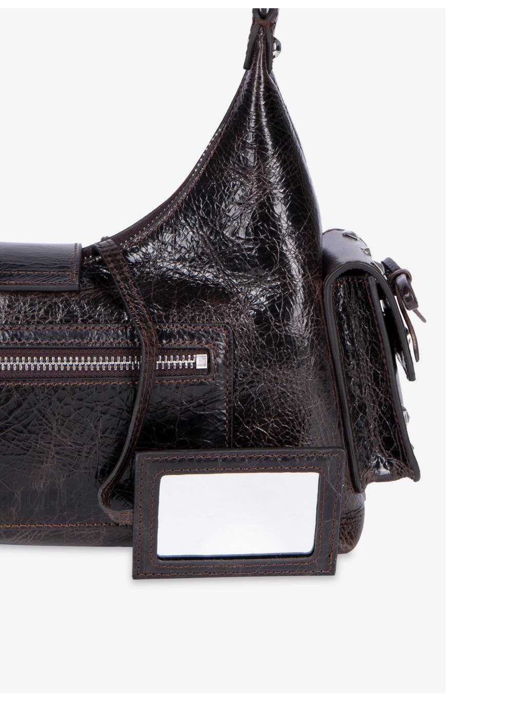 The Kooples Amelia stud-embellished leather shoulder bag - British product