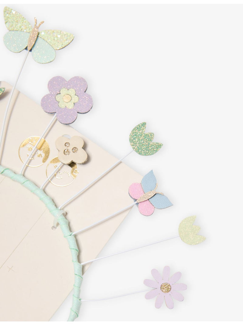 Mimi & Lula Spring Meadow headdress with floral butterfly design, UK version
