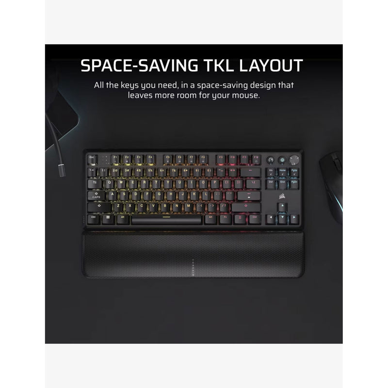Corsair K70 Core TKL wireless gaming keyboard, UK version