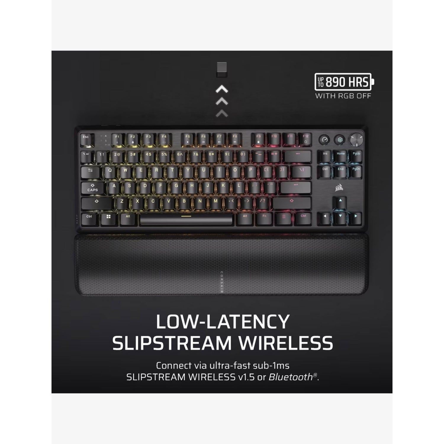 Corsair K70 Core TKL wireless gaming keyboard, UK version