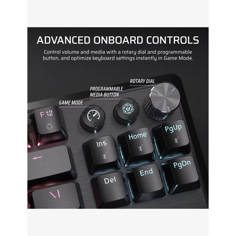 Corsair K70 Core TKL wireless gaming keyboard, UK version