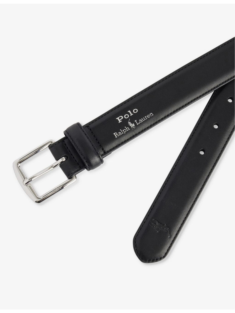 Polo Ralph Lauren leather belt with engraved buckle (British brand)