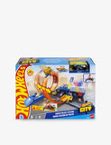 Hot Wheels City Super Police Station playset with police car, UK version
