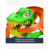 Hot Wheels T-Rex Blaze Battle playset and car toy 36cm (British brand)