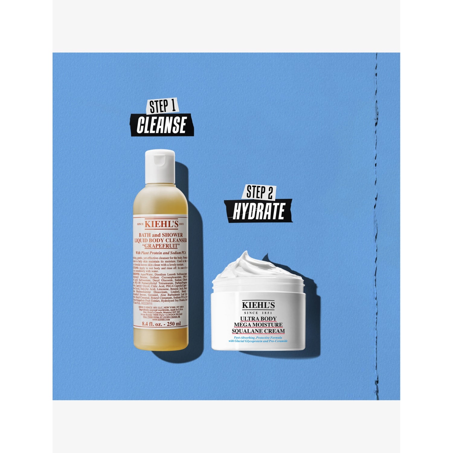 Kiehl's body cream Ultra Body Mega Moisture 250ml (British brand)