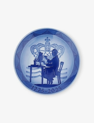 Royal Copenhagen anniversary porcelain plate 2025, 18cm - British product