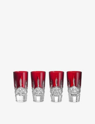 Waterford Lismore shot glasses 55ml set of four, imported from the UK