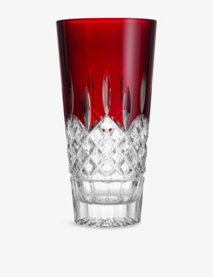 Waterford Lismore crystal vase set of four 25cm, UK version