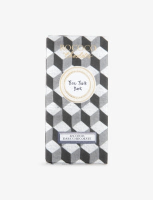 selfridges Rococo Sea Salt 62% Cocoa Dark Chocolate Bar 70g- Buy online at McGrocer