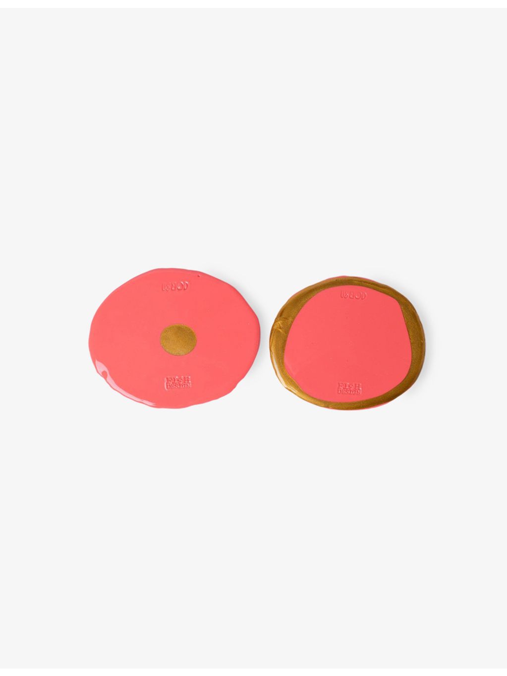 Table Mates resin coasters set of two oval design (British brand)